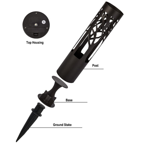PUMPSUN waterproof top housing protects against rain for reliable nights.