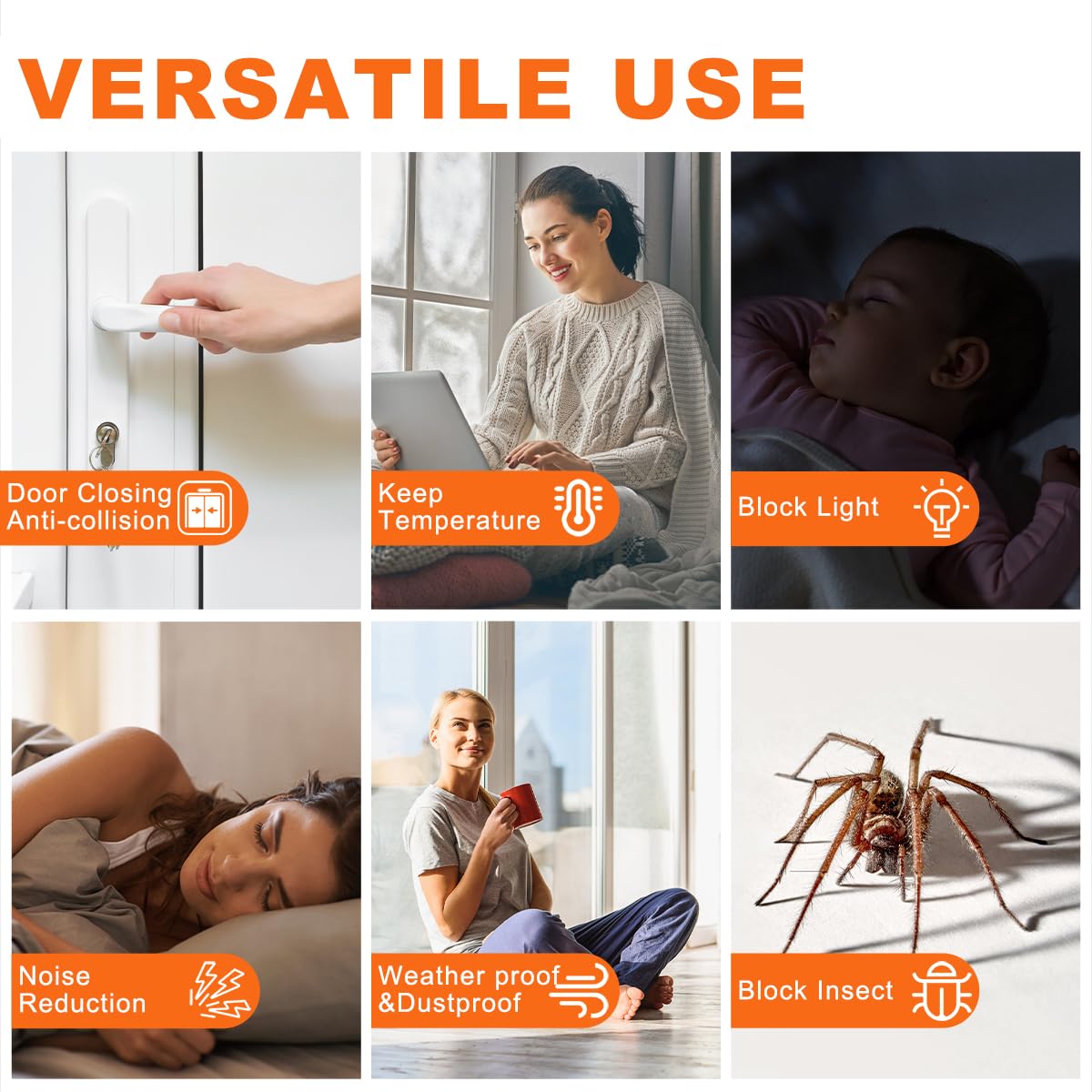 Pundin easy installation steps guide for door and window frames.