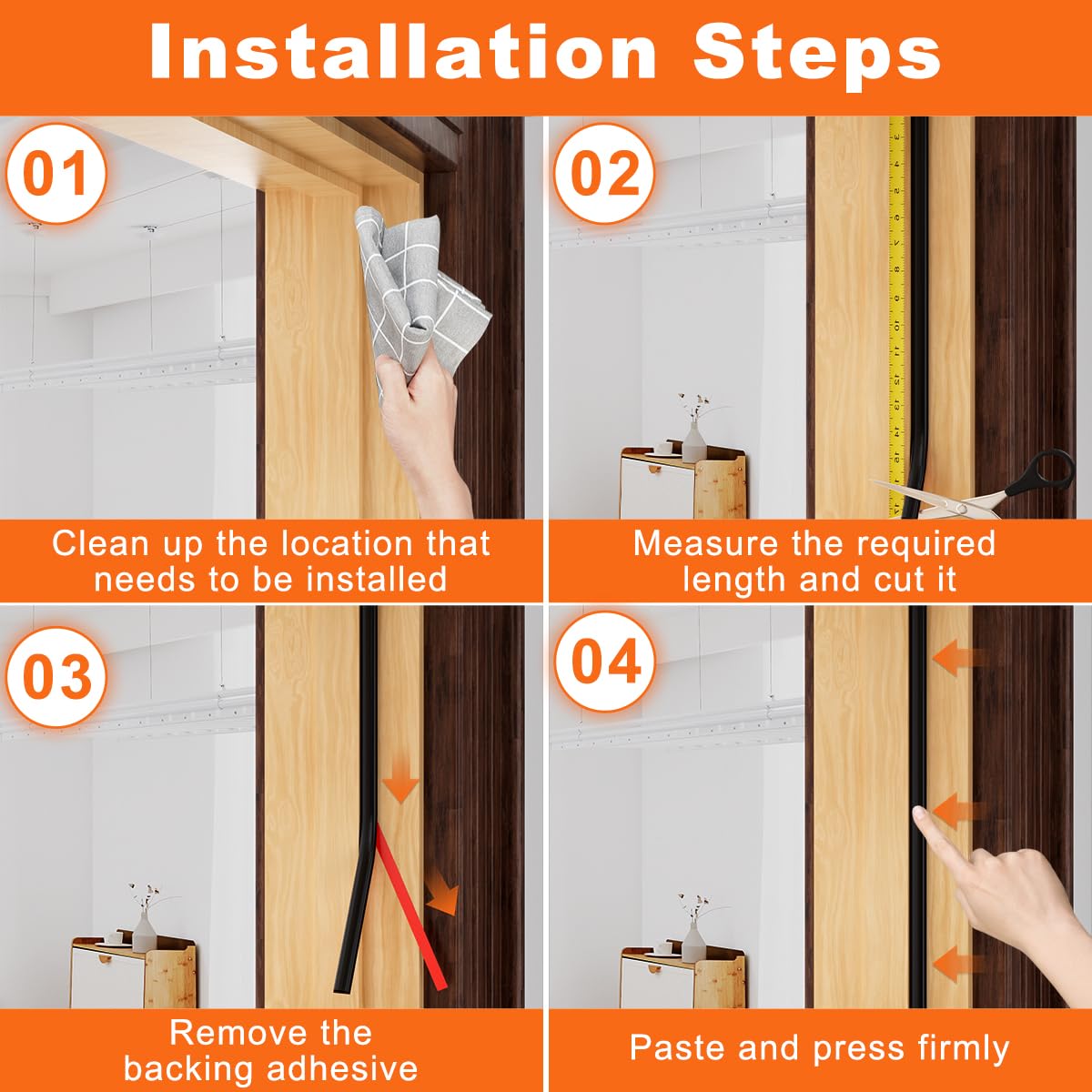 Pundin weather strip is versatile for doors, windows, furniture, and vehicles.