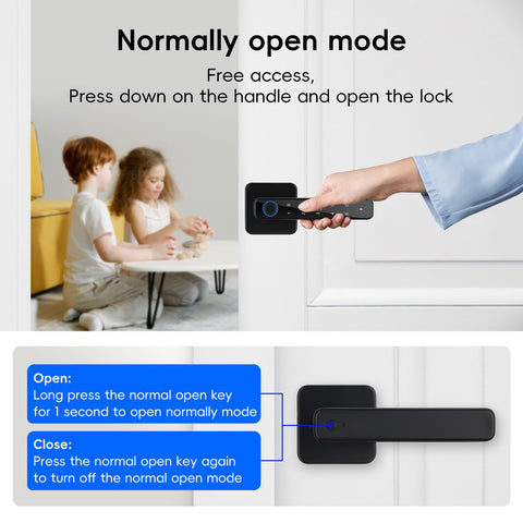 PUNIAMOLOCKY smart door knob keypad battery indicator signals long life.