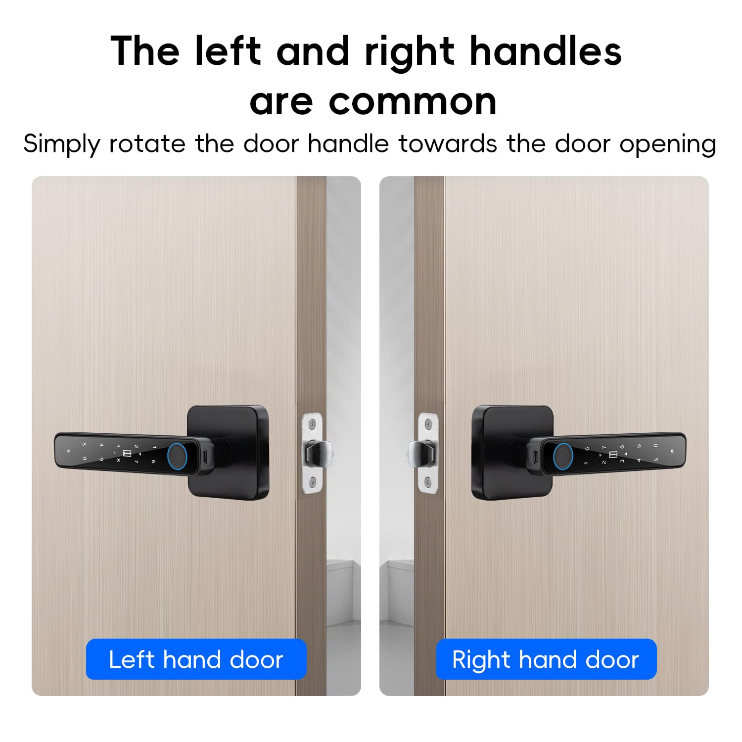 PUNIAMOLOCKY smart door knob keypad compatible with Alexa and HomeKit.