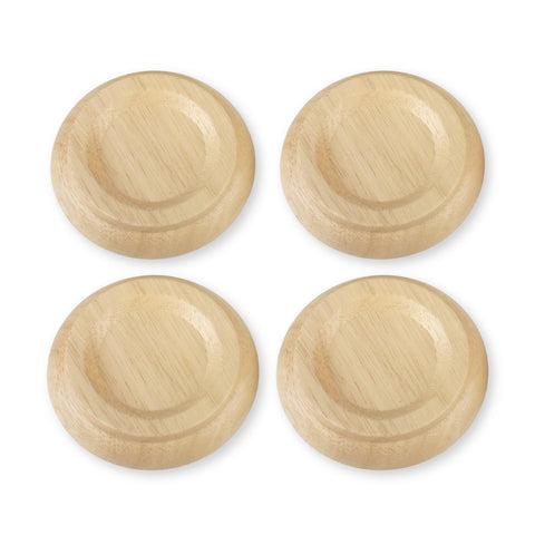 PUNK piano caster pads prevent sliding while cushioning upright piano feet.