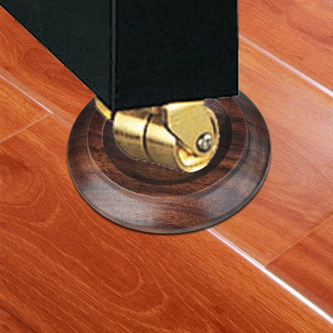 PUNK caster cups on hardwood floor prevent indentations and noise