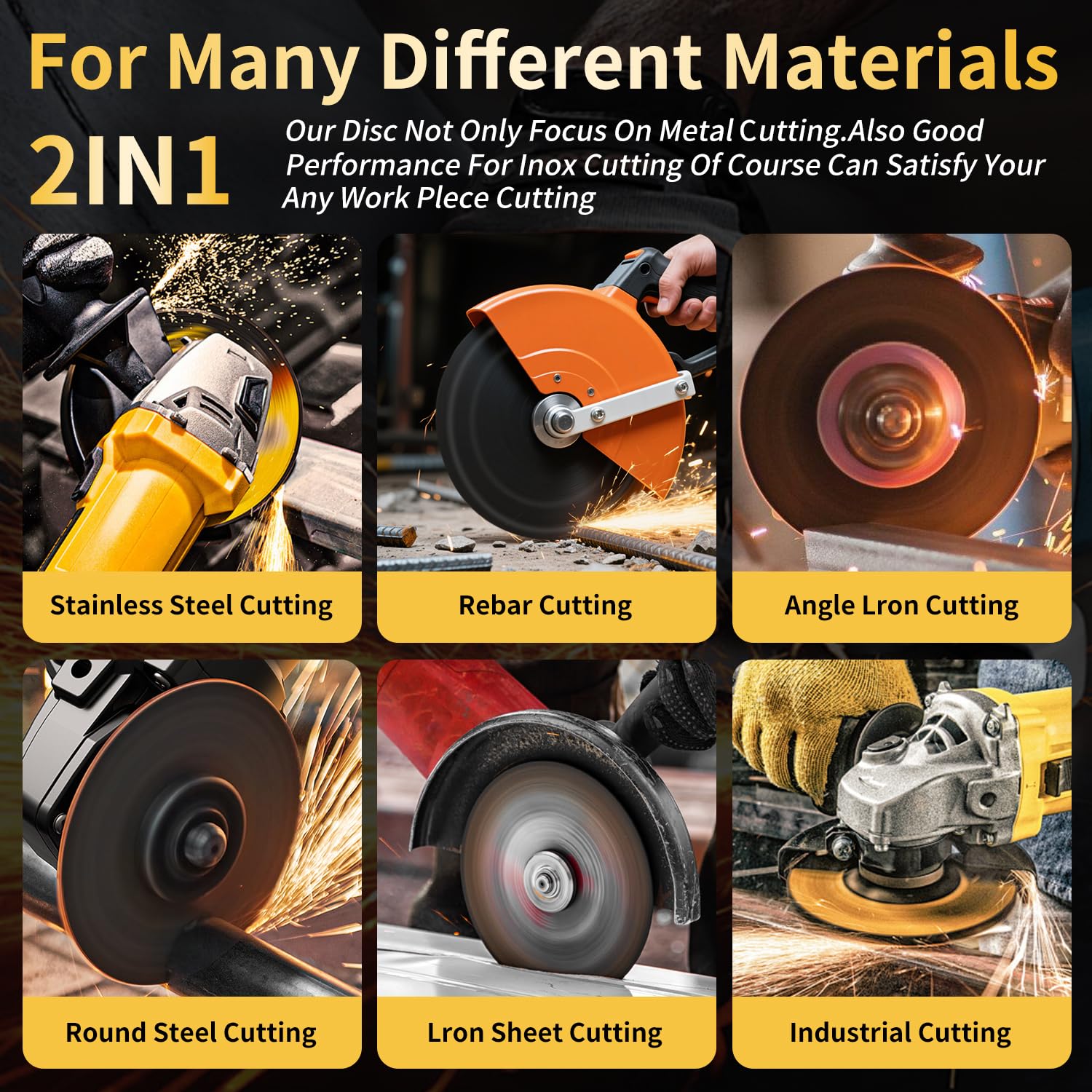 PUOPOSTY 30-pack cut-off wheels cover many metal projects.