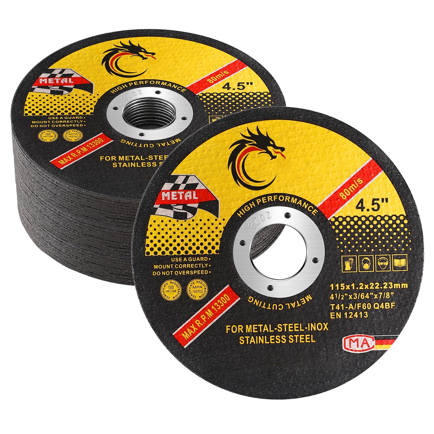 PUOPOSTY cut-off wheel 4-1/2 inch for fast metal cutting.
