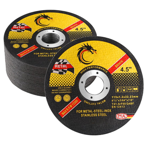 PUOPOSTY cut-off wheel 4-1/2 inch for fast metal cutting.