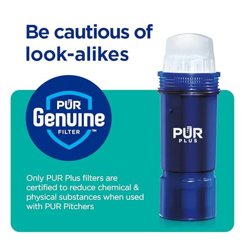 PUR Plus odor-improvement scene showcasing clearer water after filtering