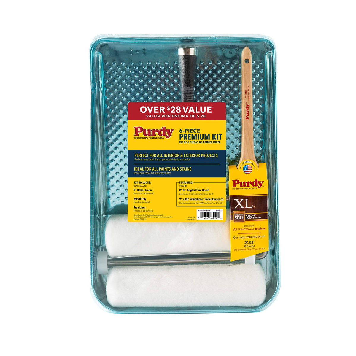 Purdy 14C811000 roller frame for smooth interior wall coverage.
