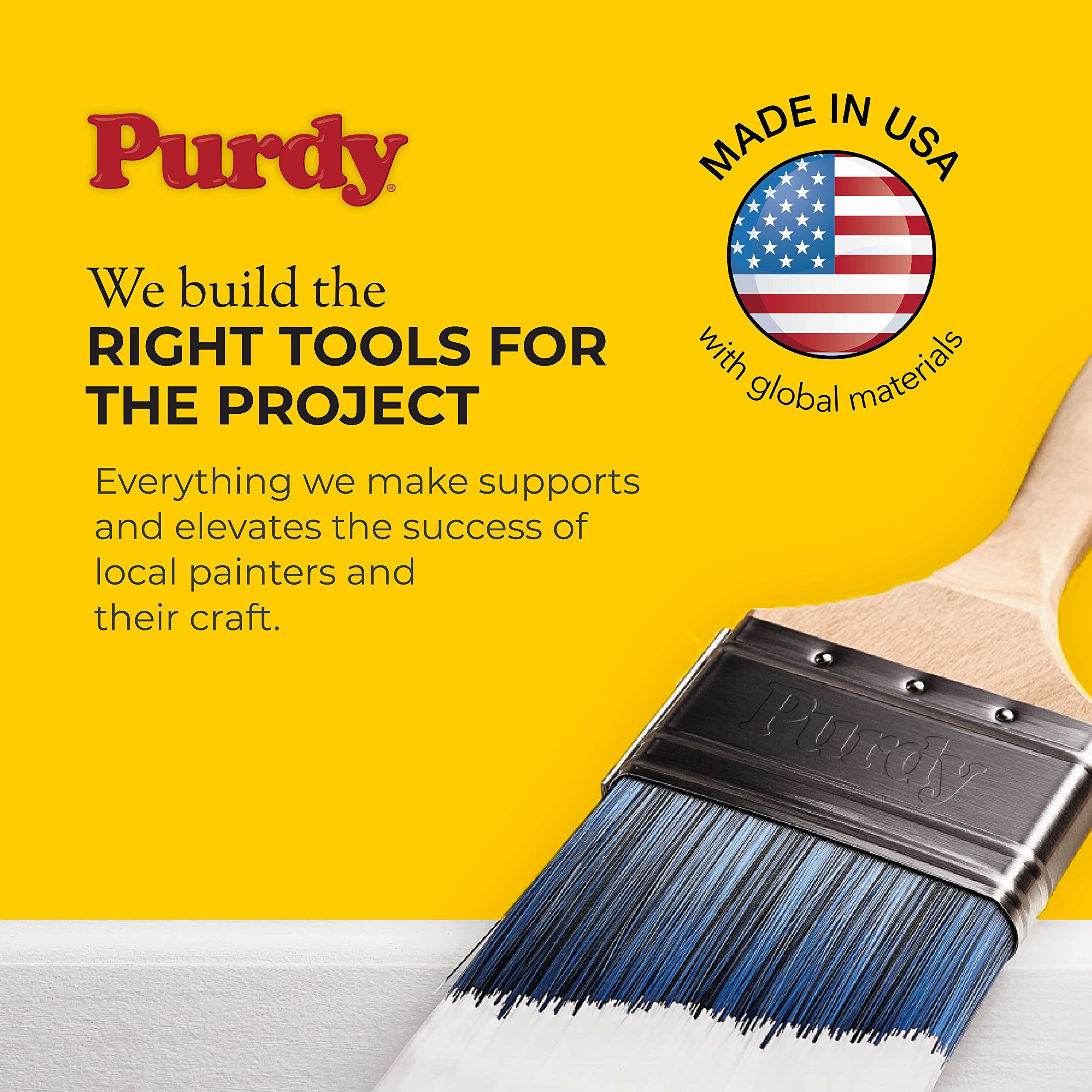 Purdy POWER LOCK Extension Poles adjustable length for versatile painting tasks.