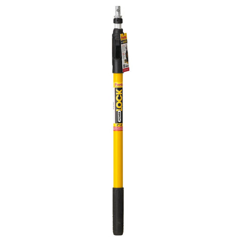 Purdy POWER LOCK Extension Poles extended length reach high walls safely.