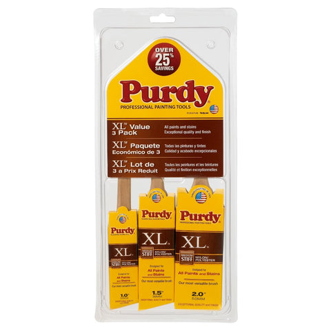 Purdy XL Dale 1-inch brush for precise trim and touch-ups.