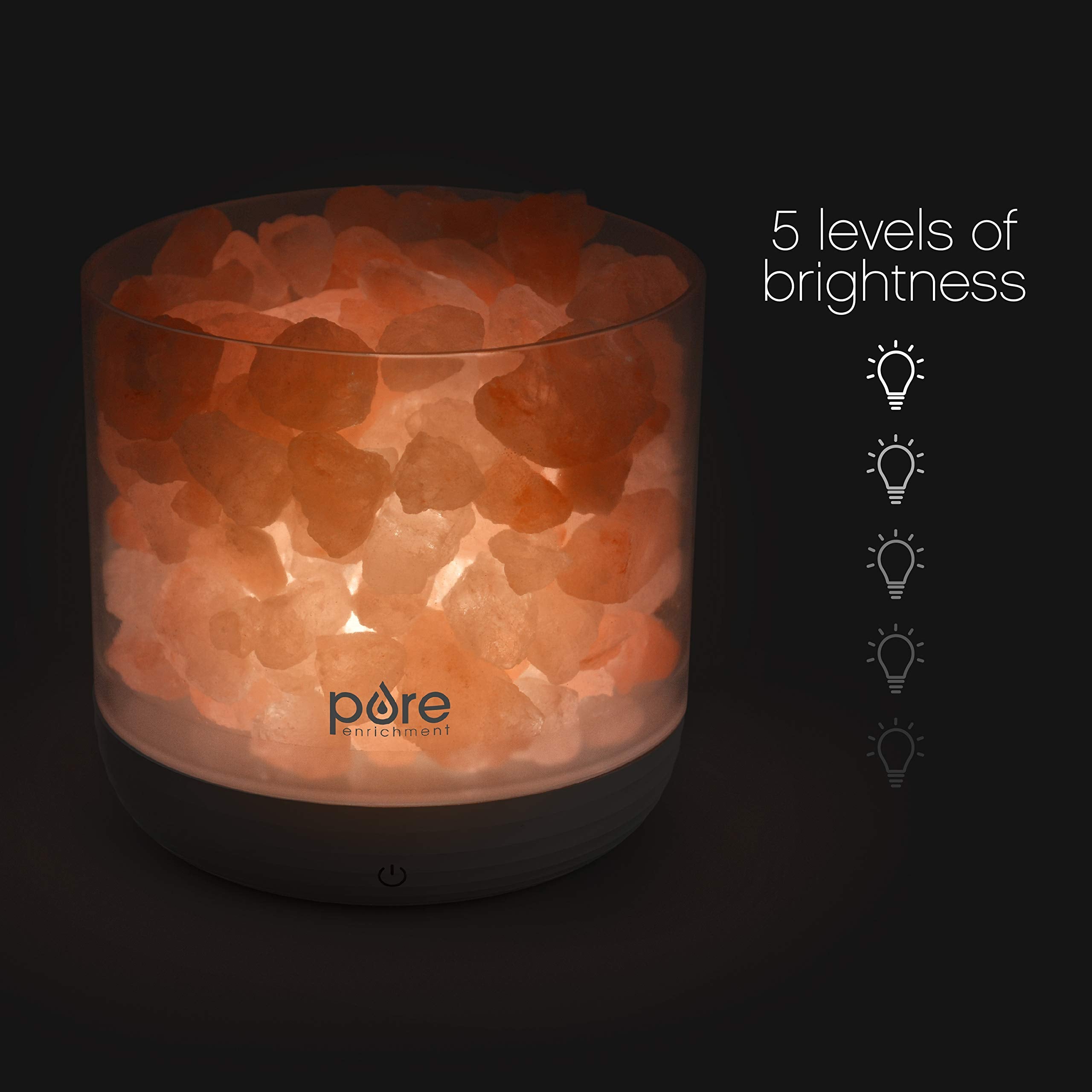 PureGlow USB power cable powers the lamp from any USB port.
