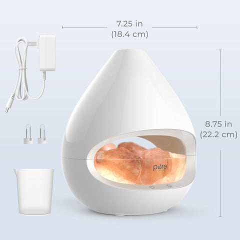 Independent light and mist controls on PureGlow Crystal for flexible setup