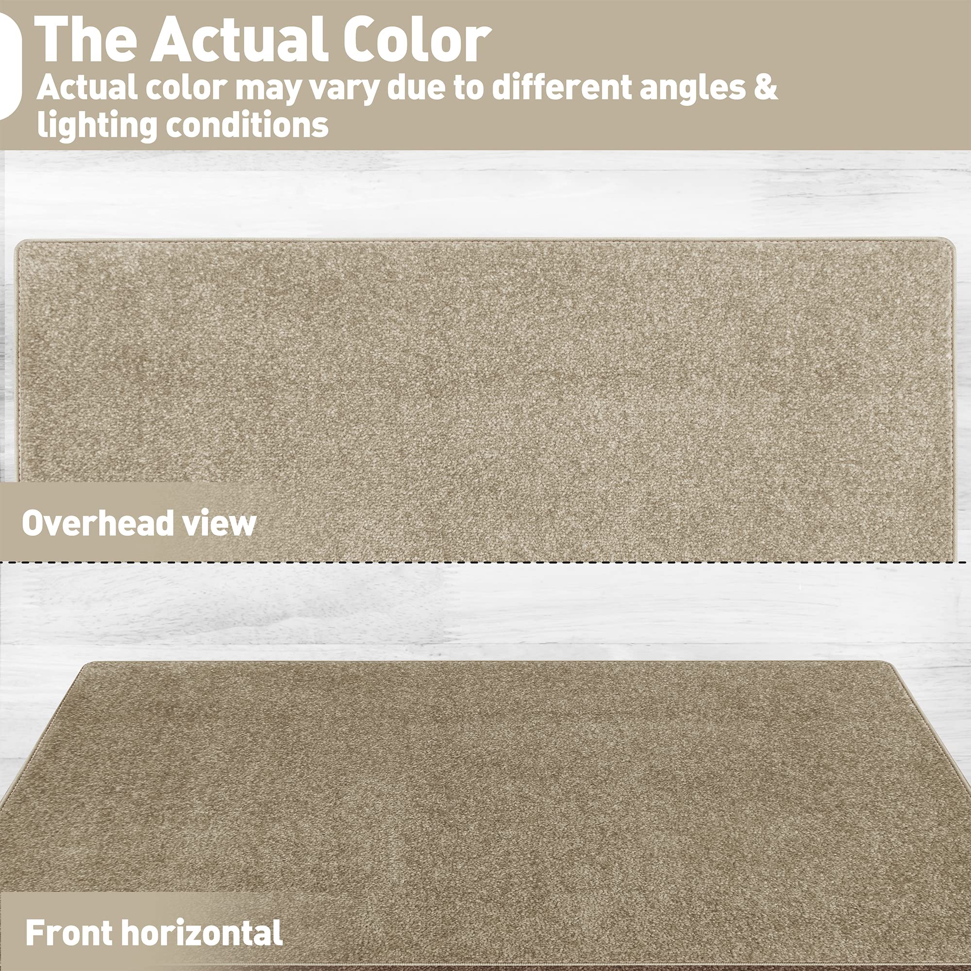 Pure Era 2x3 mat cream grey ready for daily stair use