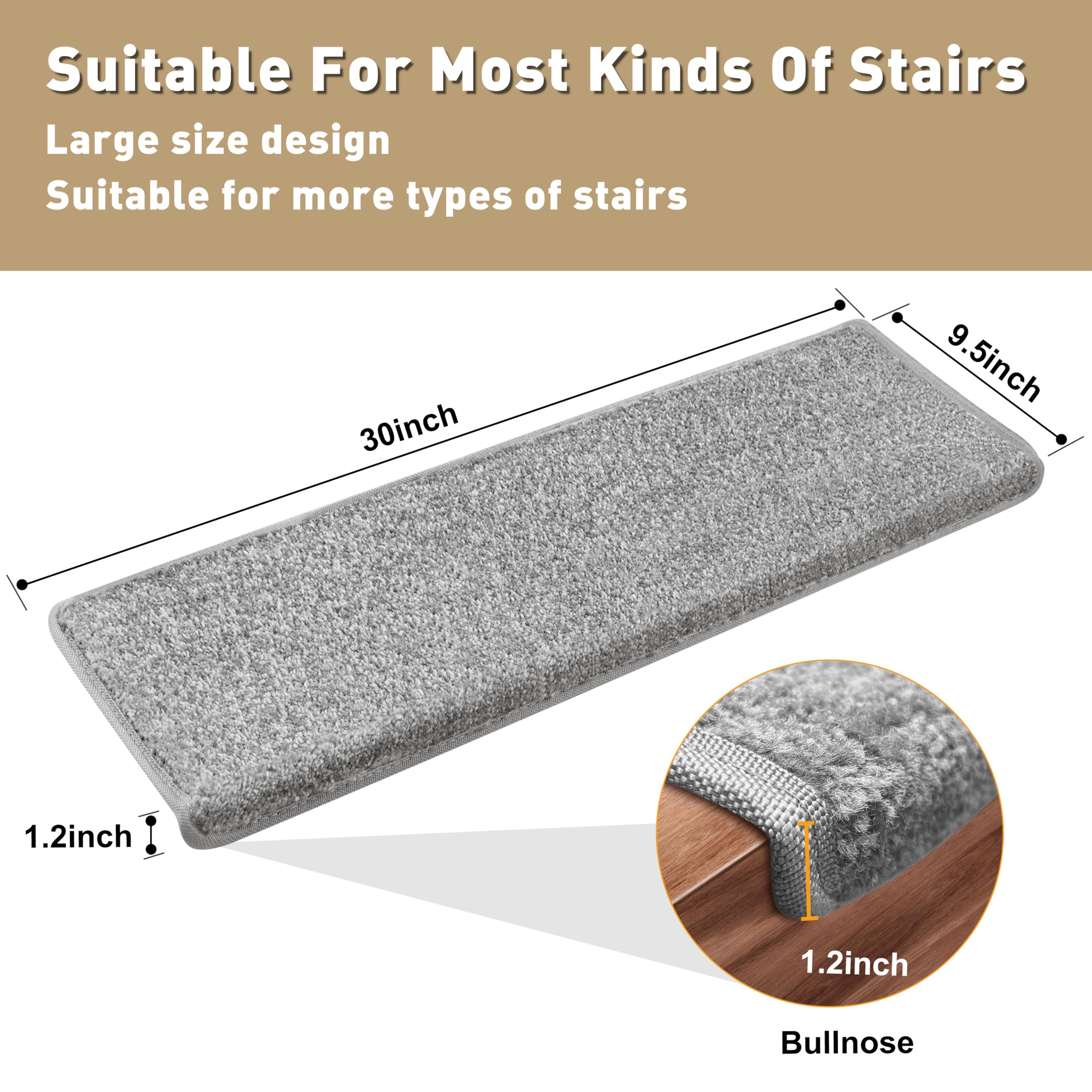 Pure Era bullnose stair treads with durable design for long-lasting protection.