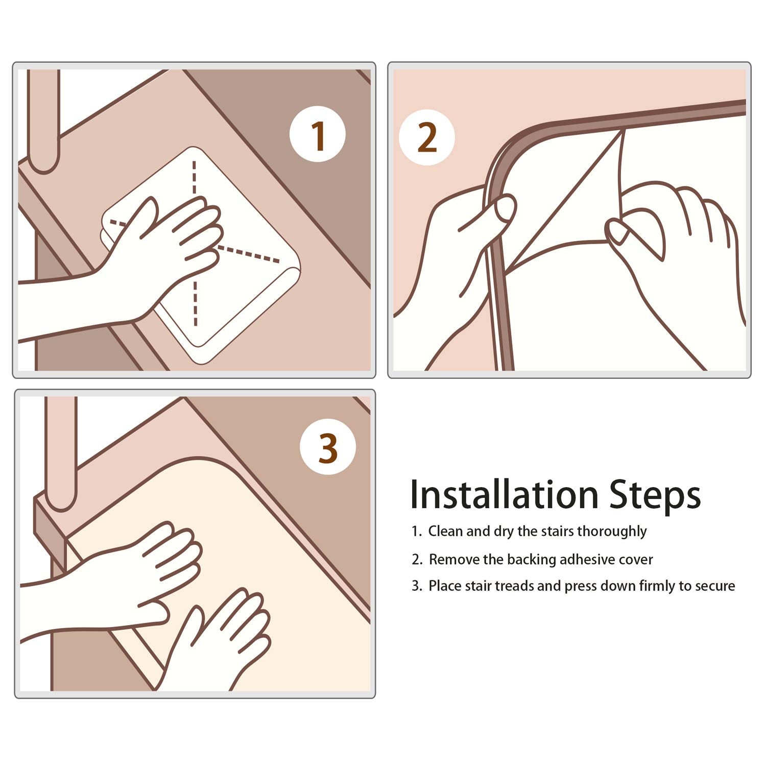 PURE ERA washable design keeps stairs looking fresh.