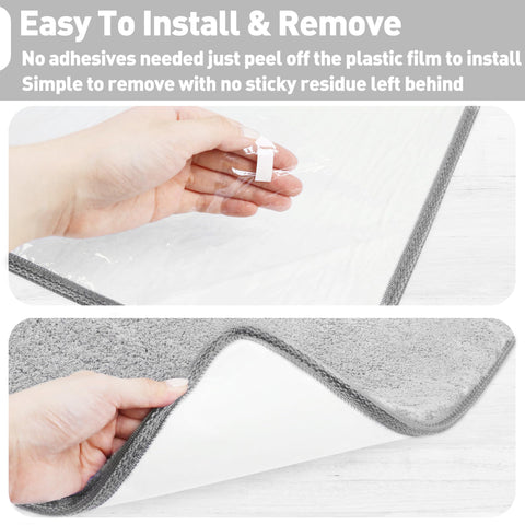 PURE ERA gray carpet treads add subtle style and secure footing