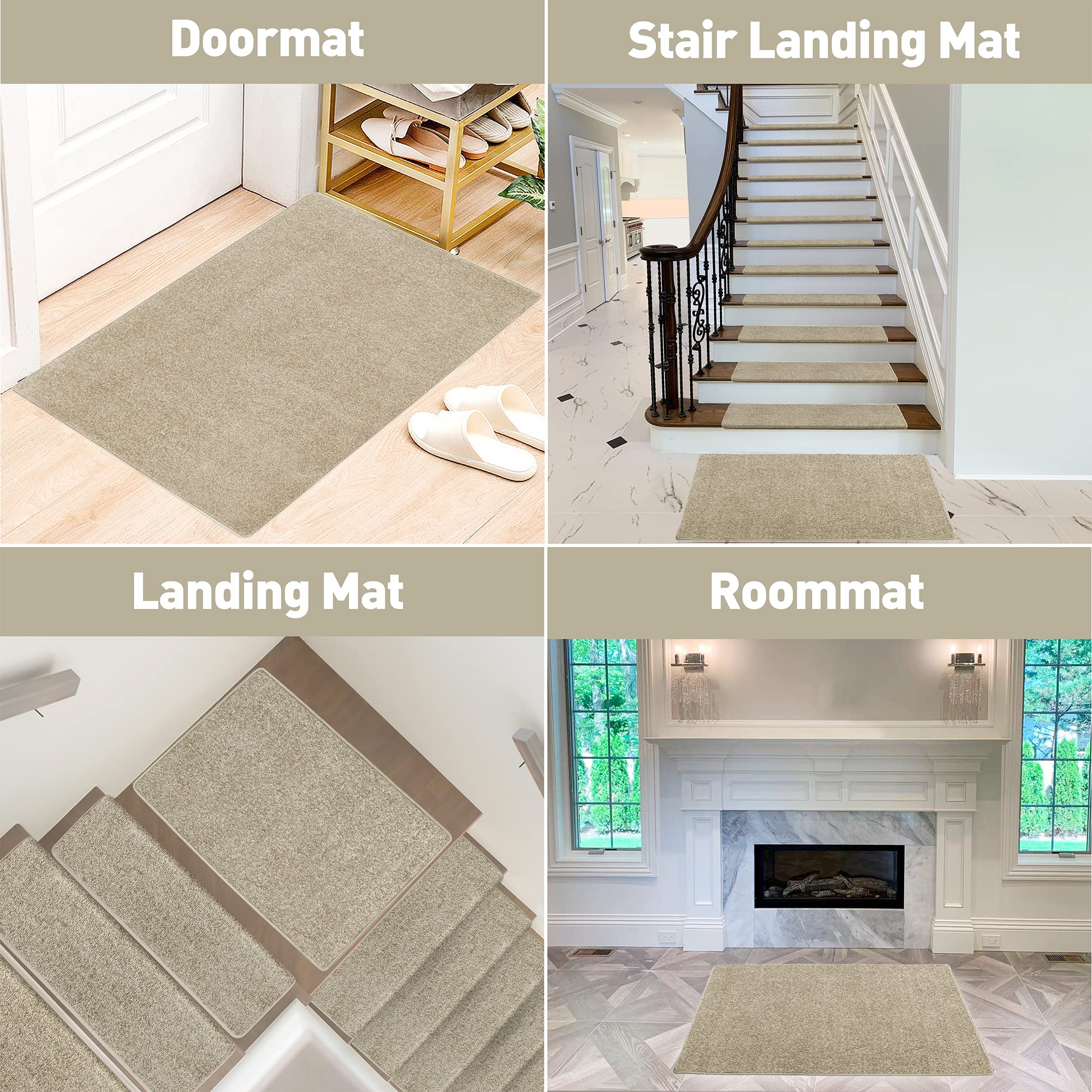 Pure Era kitchen rug cream grey absorbs moisture and dries quickly
