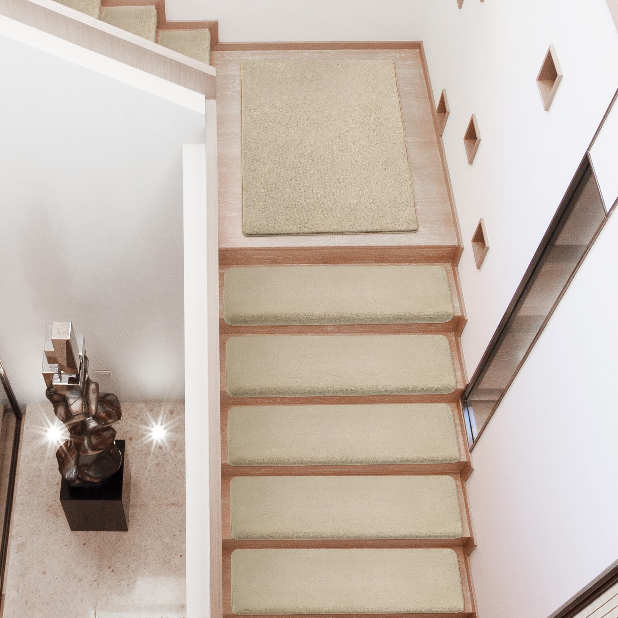 Pure Era pet-friendly stair treads protect stairs for pets