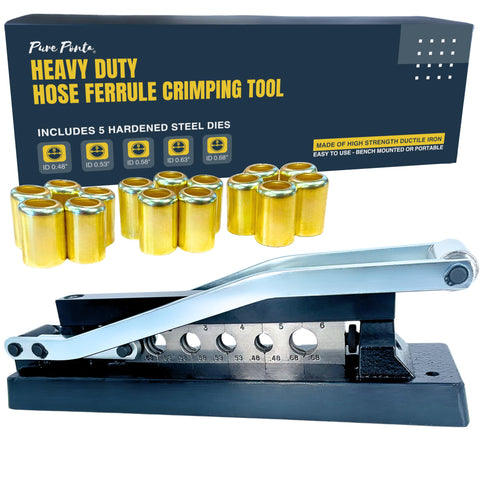 Pure Ponta heavy-duty ferrule crimping tool for dependable hose assemblies