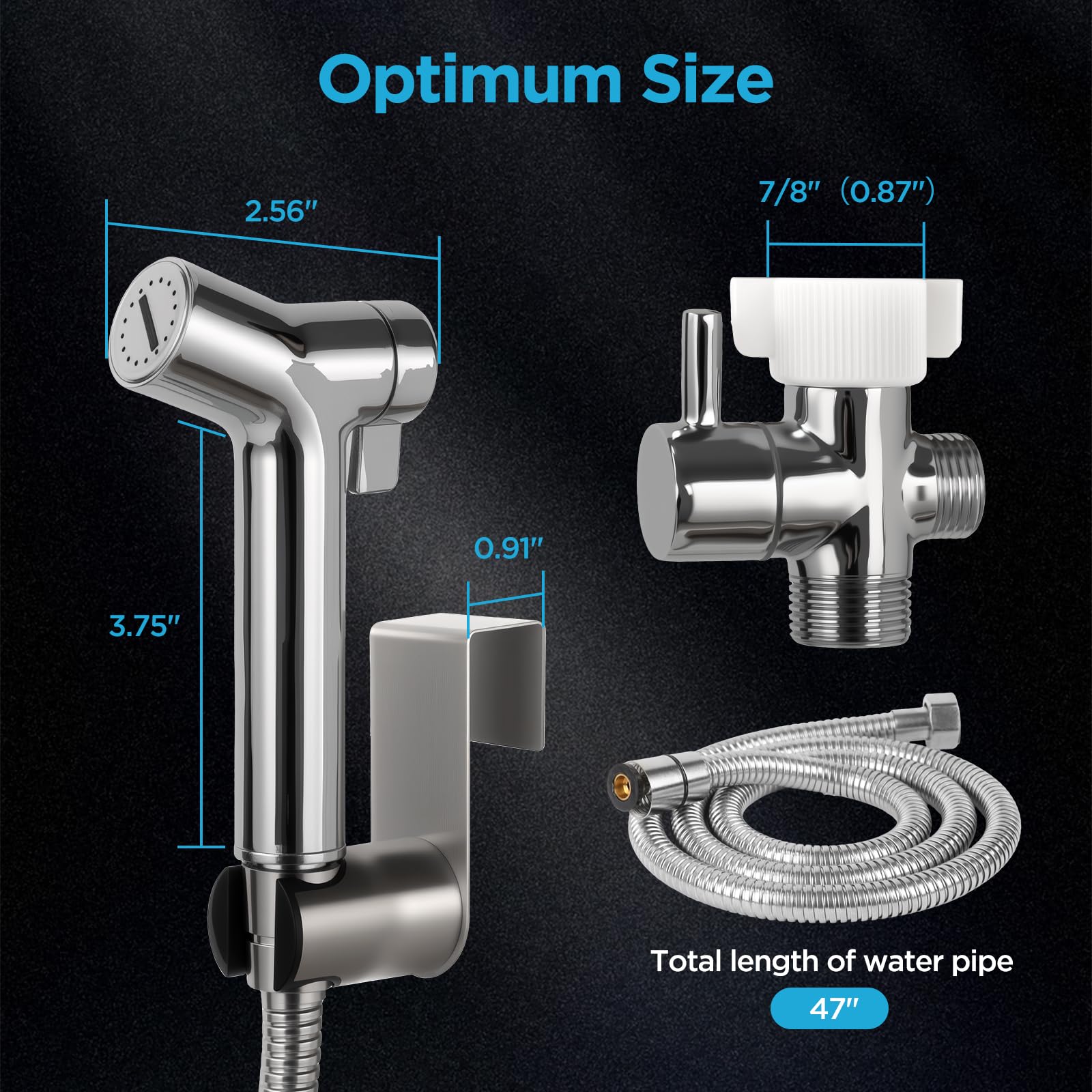 PureHome diaper sprayer use for quick, hygienic diaper changes.