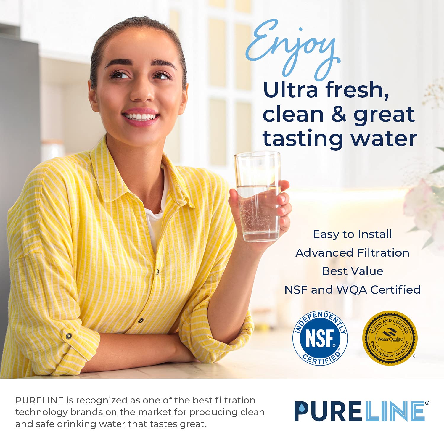Pureline pitcher replacement in fridge—convenient hydration upgrade