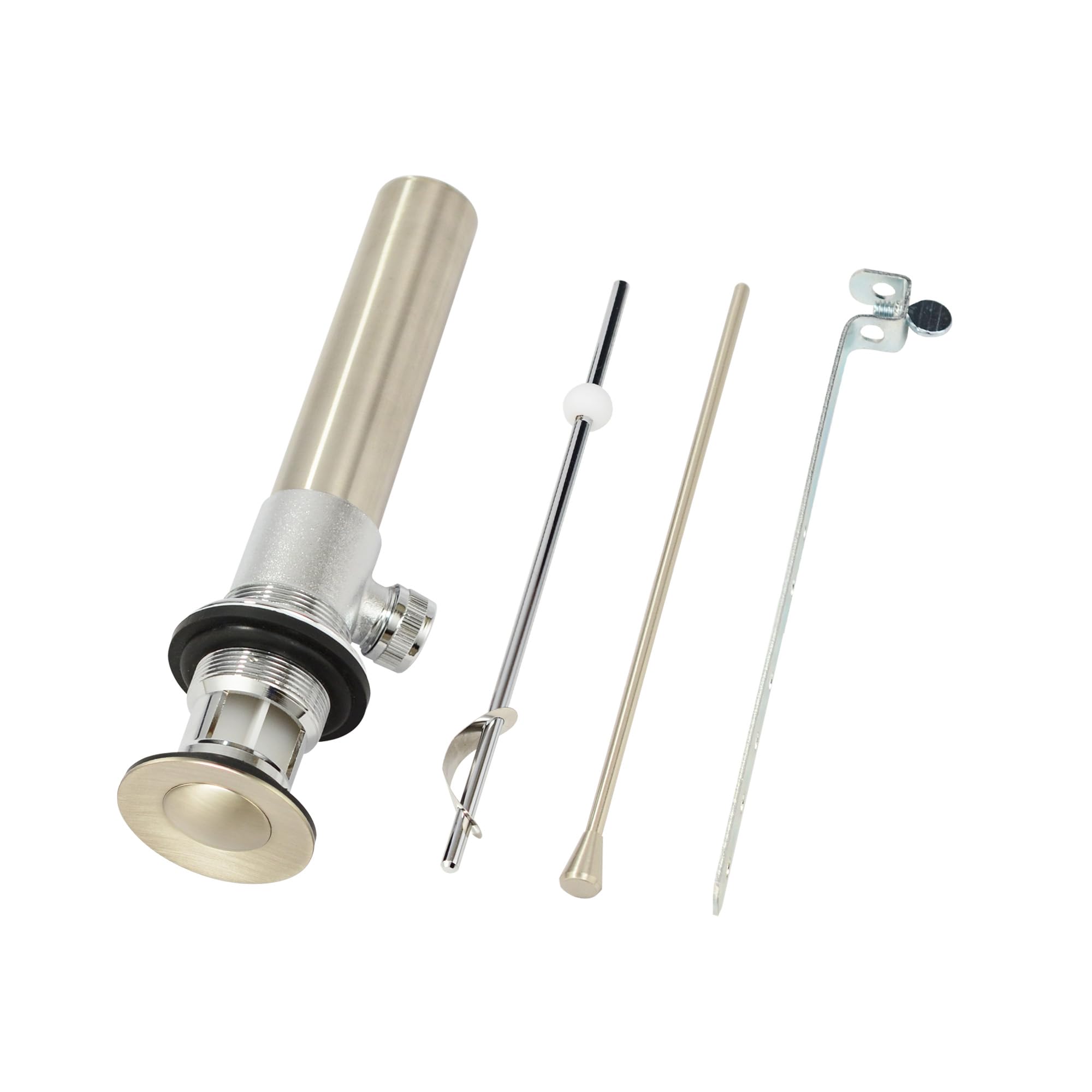 Purelux pop-up drain assembly for bathroom faucet with reliable drainage