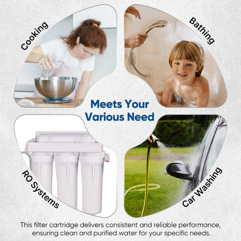PUREPLUS 13,000-gallon capacity graphic suggests long-lasting performance.