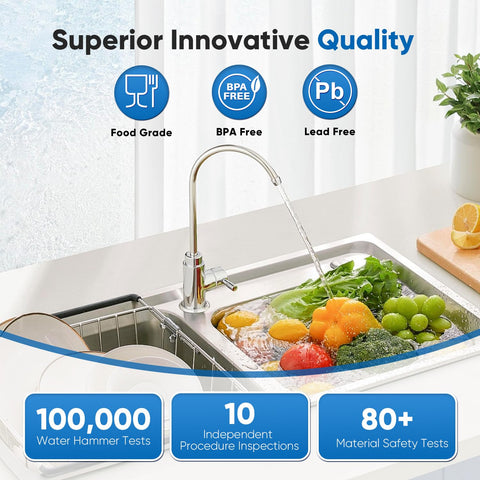 PUREPLUS 2.5 GPM flow supports everyday use without slowdowns.