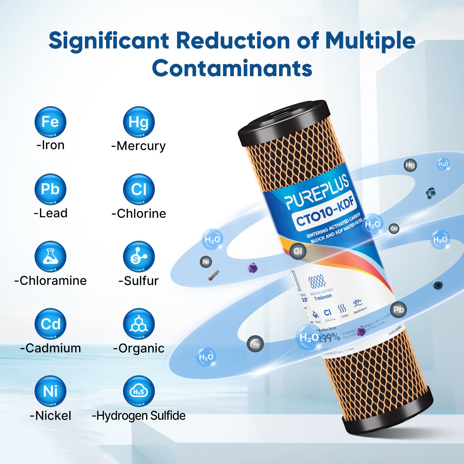 PUREPLUS chlorine-taste-odor-reduction for cleaner-tasting water