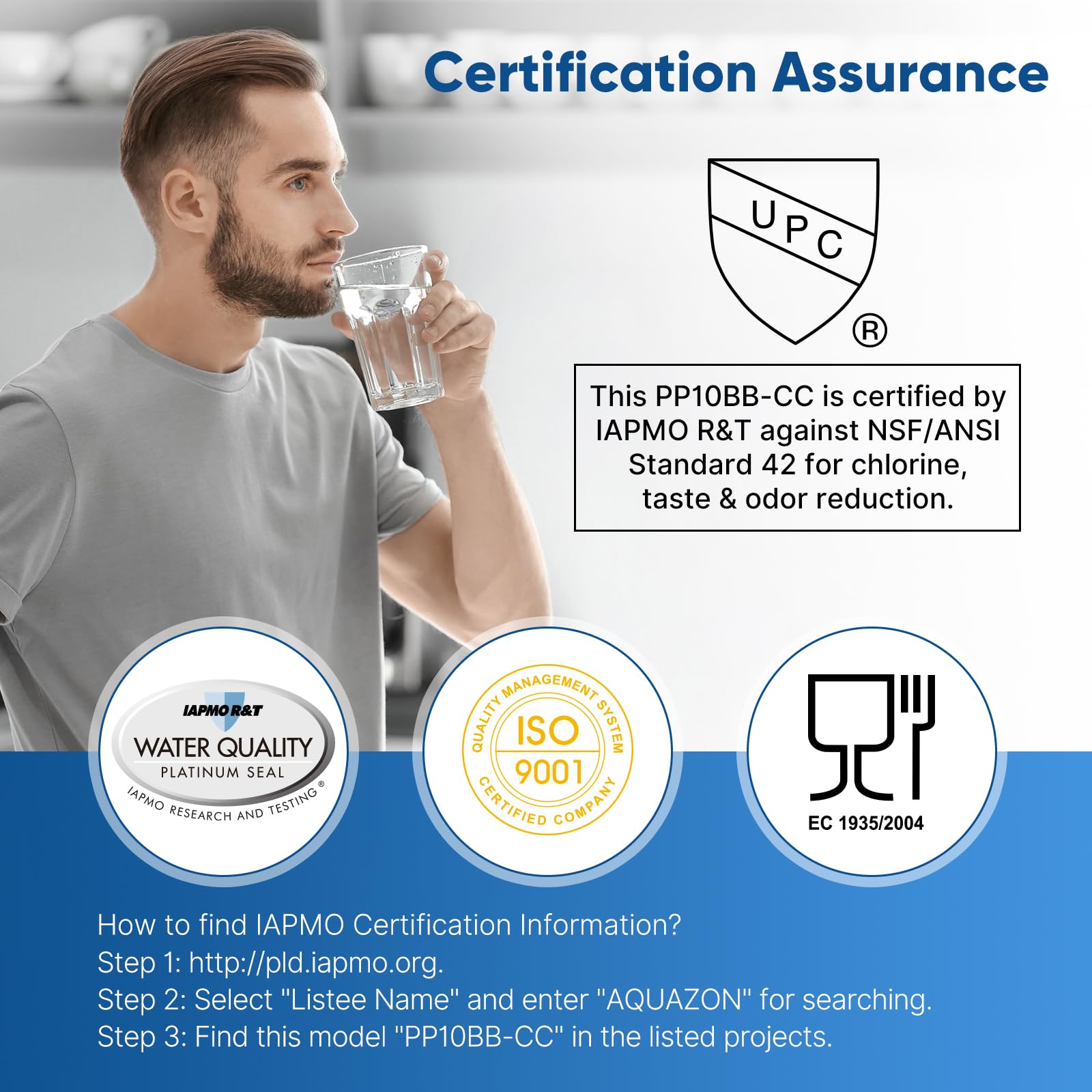 PUREPLUS coconut shell activated carbon layer reduces taste and odor