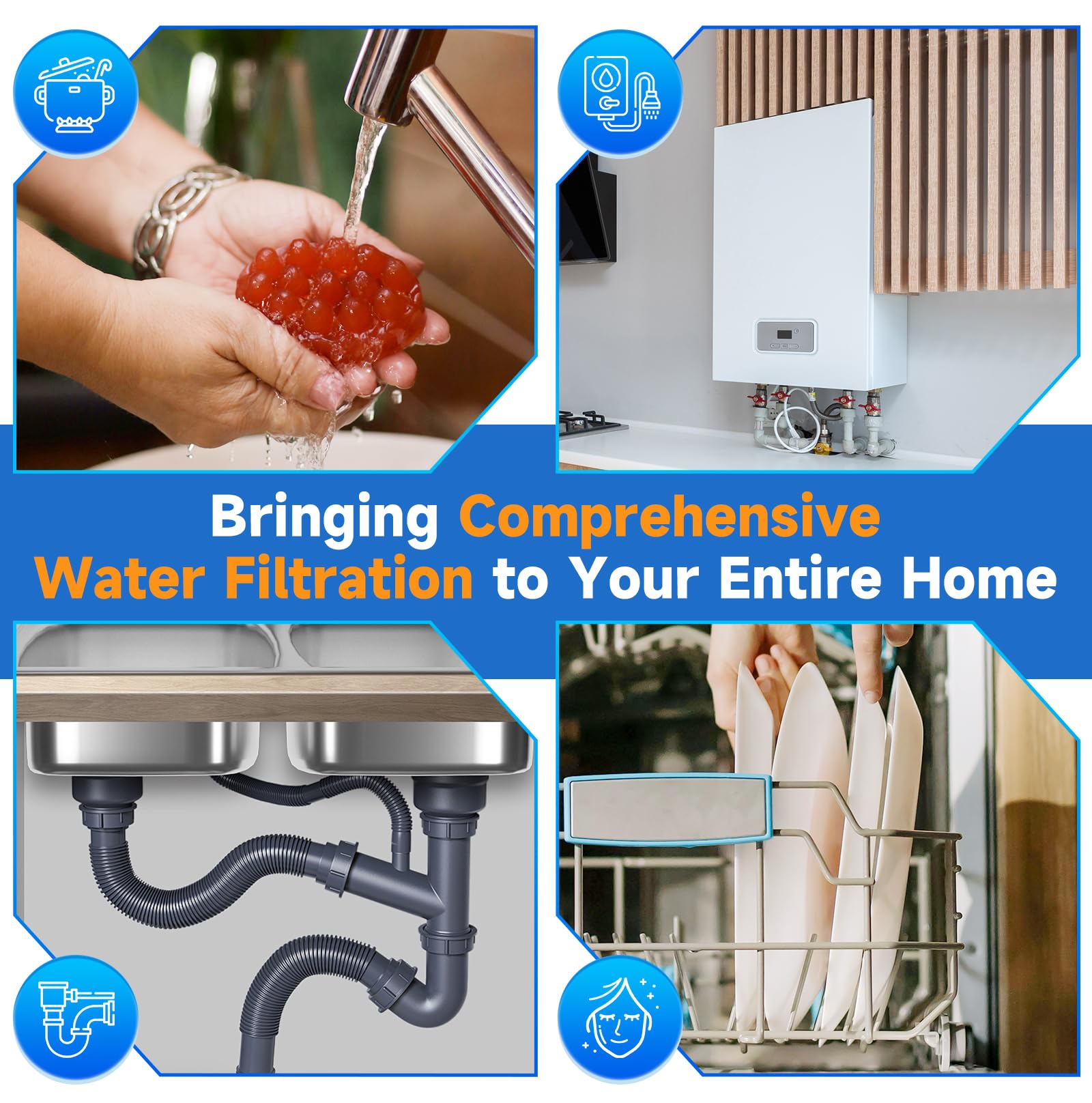 PUREPLUS compact design fits into tight utility spaces.