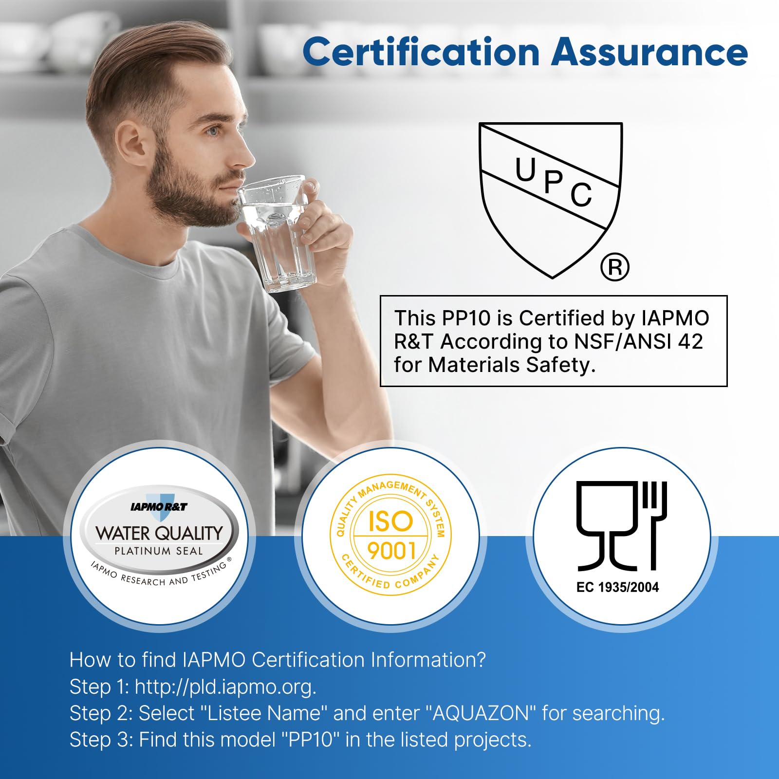 PUREPLUS compatibility list shows universal fit for home filtration