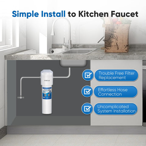 PUREPLUS heavy metals filtration contributes to cleaner tap water.