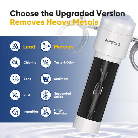 PUREPLUS quick-connect installation enables a fast, leak-free setup.