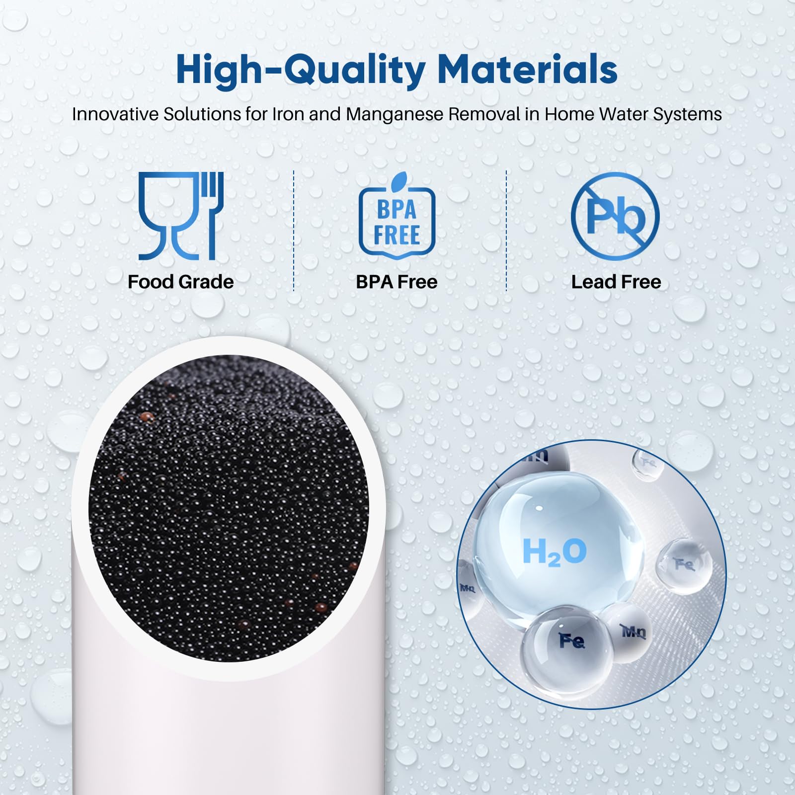 Whole-house filtration protects well water supply for the family.
