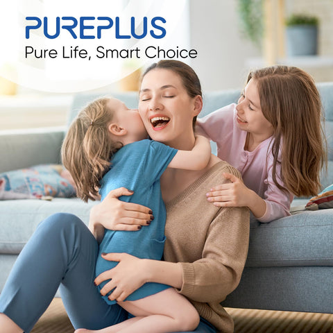 PUREPLUS long-run capacity visual suggesting up to 30,000 gallons.