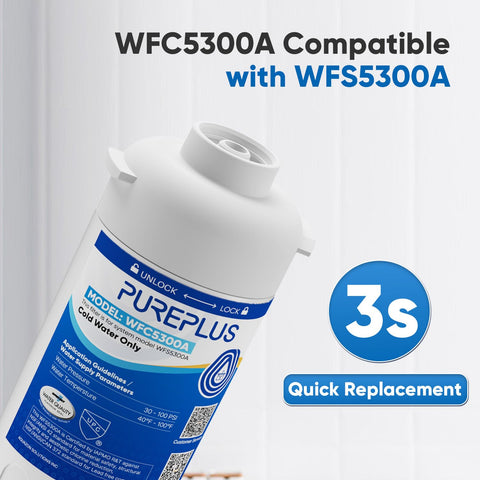 PUREPLUS WFC5300A NSF certification badge signals trusted standards