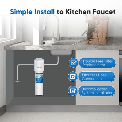 PUREPLUS WFC5300A six-in-one filter cartridge removes odors and chlorine