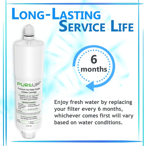 Three-pack filtration solution for whole-house scale inhibition at entry