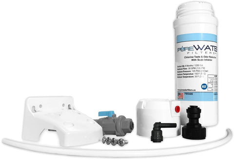 PureWater Filters deluxe kit for Keurig B150 front view, simplifying professional installation