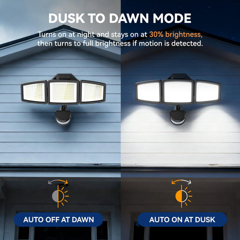 PURICH IP65 waterproof outdoor light withstands rain and UV exposure for year-round use.