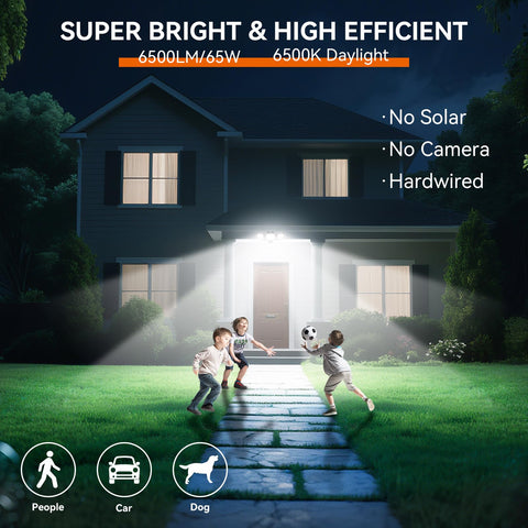 IP65 weatherproof PURICH security light ready for rain and snow