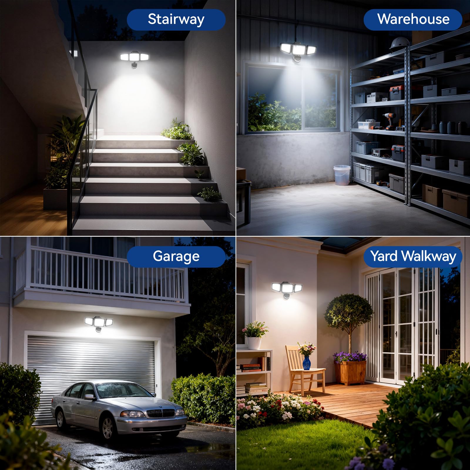 PURICH UL-listed FCC-certified outdoor light ensures reliable performance in varied conditions.