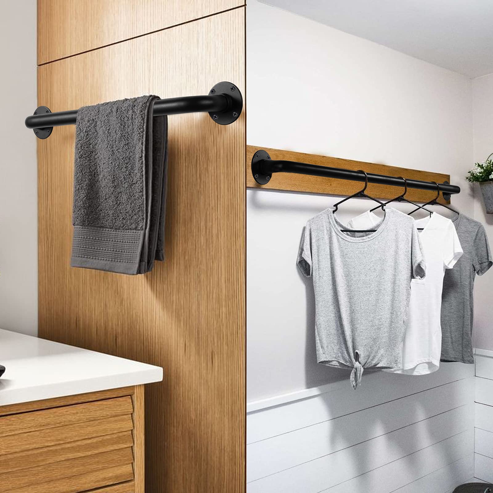 Purife handrail with black matte finish and anti-skid texture for secure grip