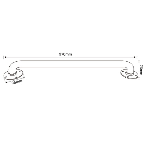 Purife handrail installs easily with minimal tools and simple mounting