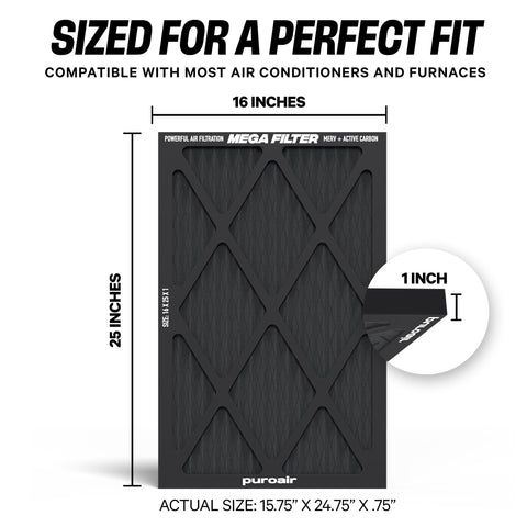 PuroAir MegaFilter installs in seconds with a simple drop-in fit.