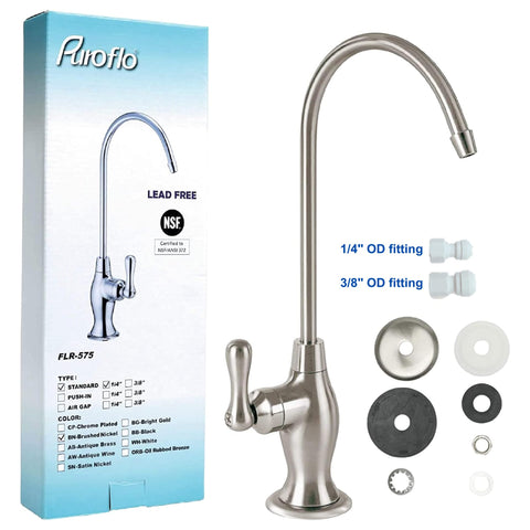 PUROFLO RO faucet 360° rotation gives flexible use.