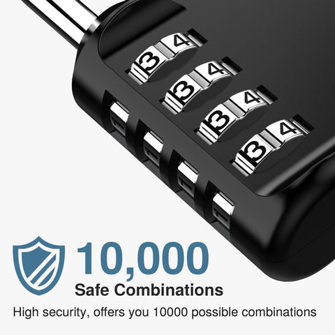Puroma 4-digit side-window design enables easy one-handed code entry.