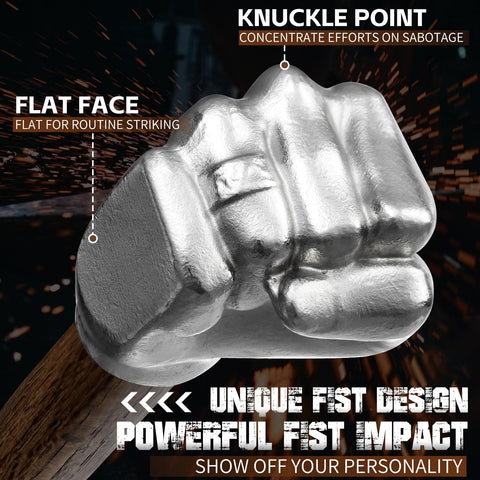 Purple Dragon fist hammer knuckle points emphasize high-impact capability.
